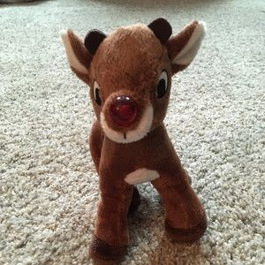 Rudolph the red nosed reindeer.  By DanDee